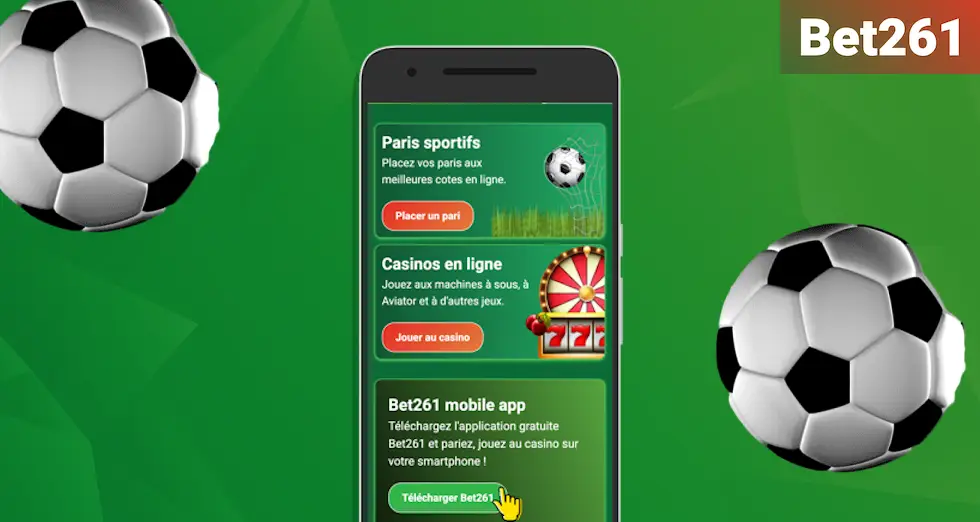 Application mobile Bet261